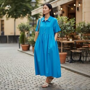 Sunbelt Vibrant Blue Maxi Dress